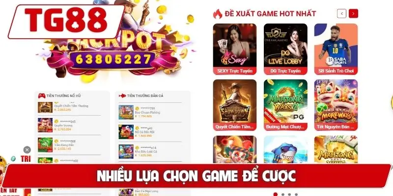 TG88 ⭐ Nhà Cái Uy Tín T9/2026 | Tải TG 88 Chính Thất Mút 88K 23 Nhiều lựa chọn game để cược